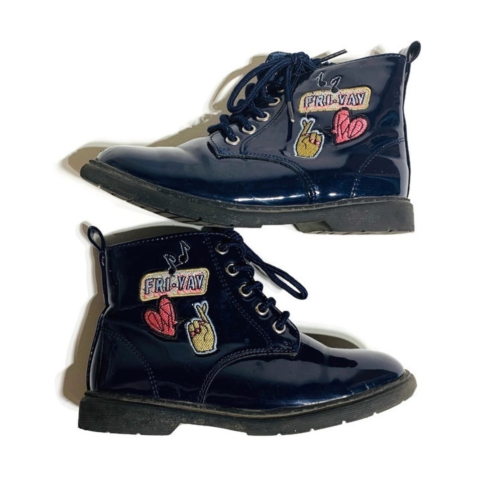 Joe fresh‎ girls embroidered patent booties